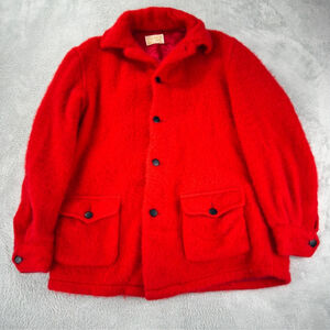 Vintage Hudson's Bay Women's Size Medium 100% Wool Chore Coat Made in Canada